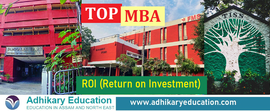 Top MBA Ranking in India on RoI (Return over Investment)